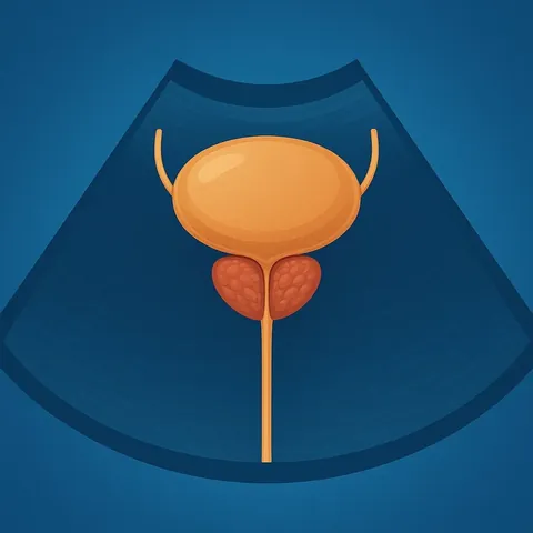 Illustrazione: ecografia vescico-prostatica